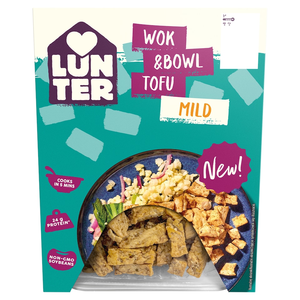 Lunter Wok & Bowl tofu kousky v marinádě jemně pikantní 160g