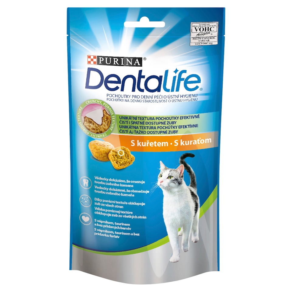 PURINA Dentalife Cat s kuřetem, 40g