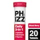 image 1 of Phizz 3 In 1 Mixed Berry Effervescent 80G Tablets 20s