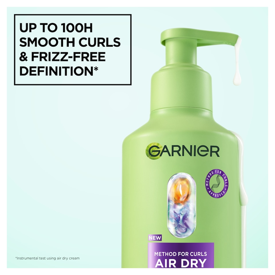 image 1 of Garnier Method Curl Air dry Cream 260ml