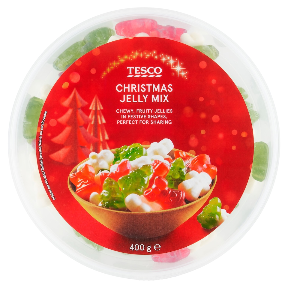 Tesco vegyes gyümölcsízű gumicukor 400 g