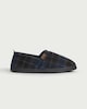 image 1 of F&F Check Closed Back Slippers in Blue