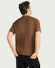 image 3 of F&F Pure Cotton Knitted Polo Shirt in Brown