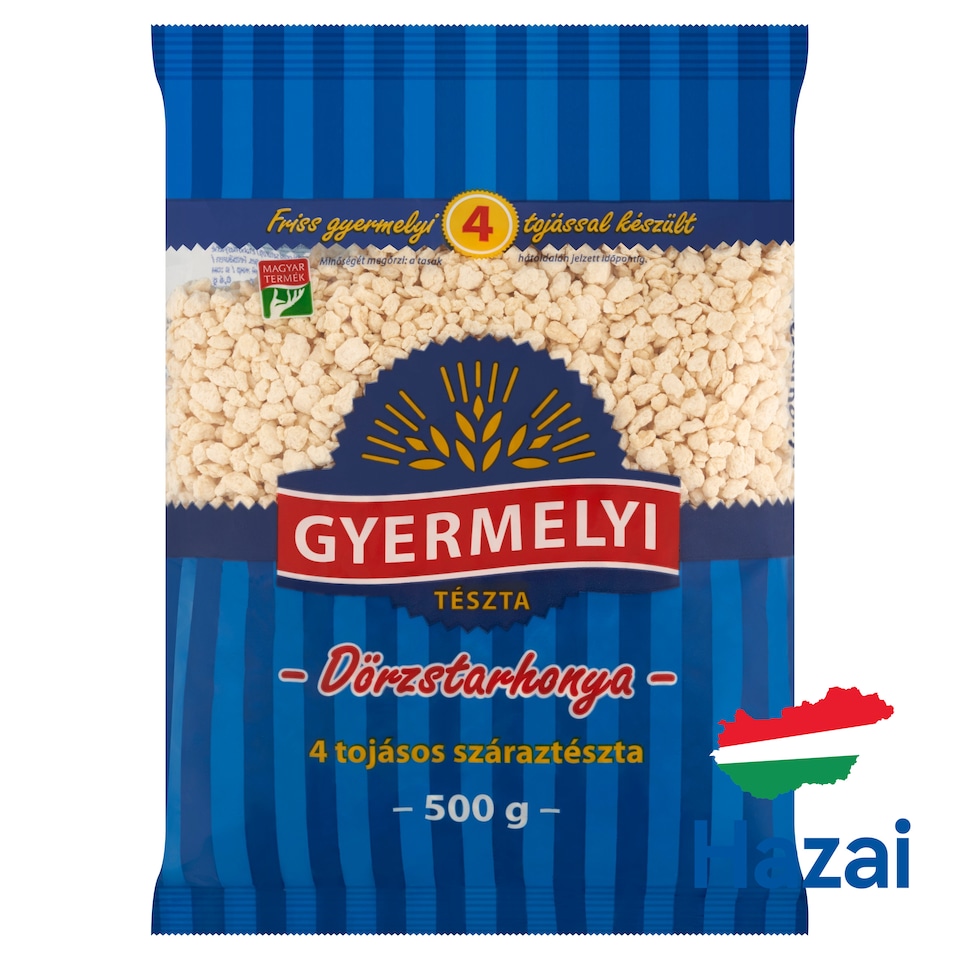 Gyermelyi Egg Barley Dry Pasta with 4 Eggs 500 g