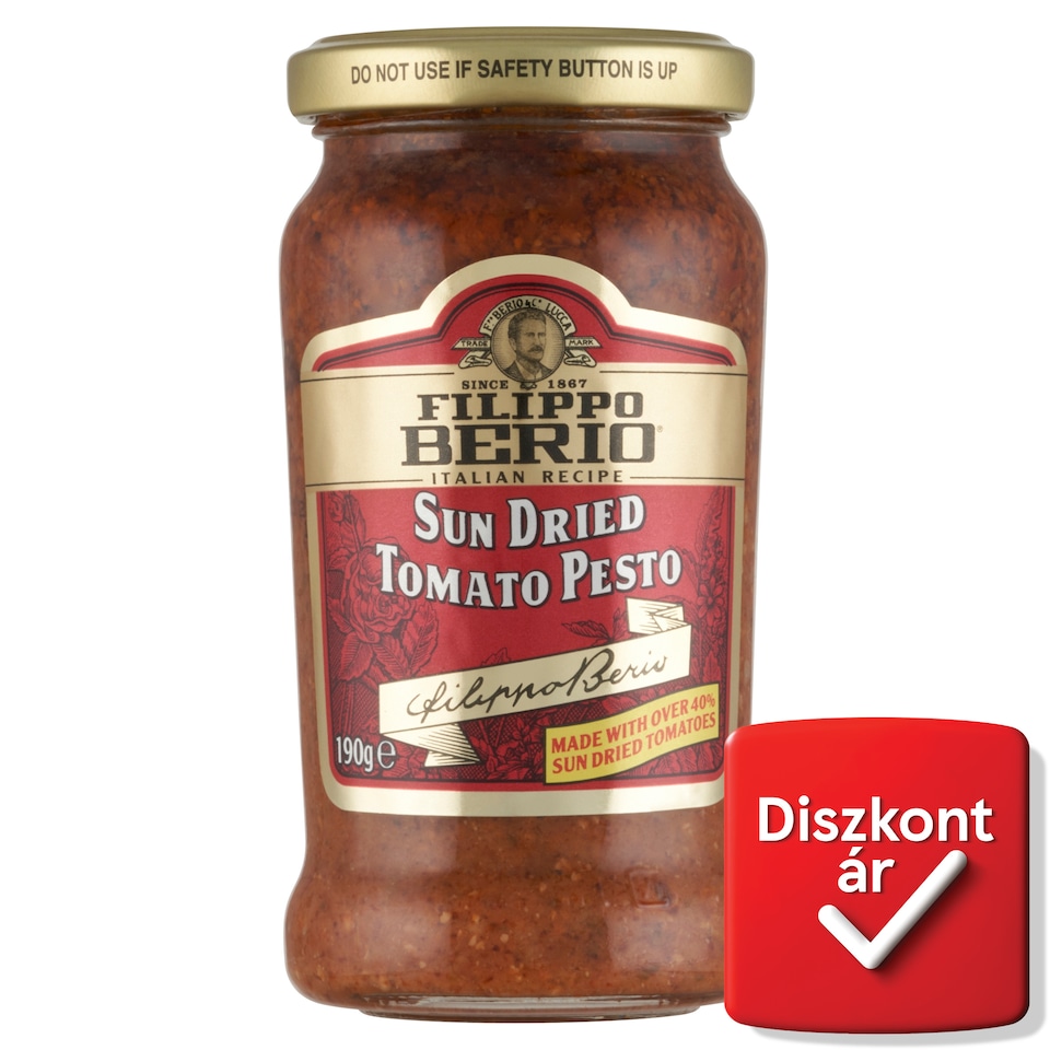 Filippo Berio szárított paradicsomos pesto paradicsomos fűszerszósz 190 g