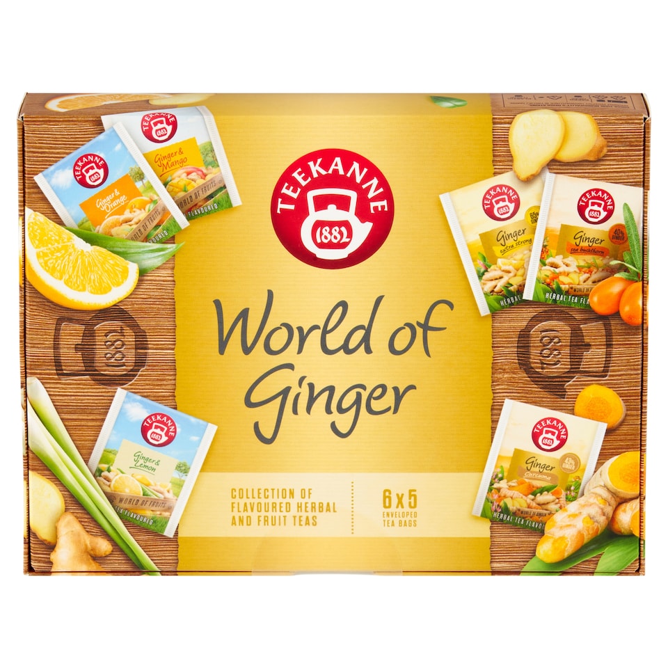 image 1 of Teekanne World of Ginger 6 x 5 Tea Bags 55 g