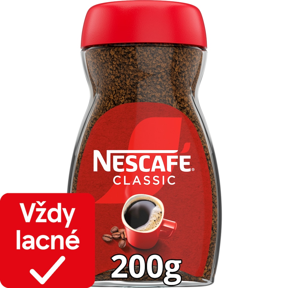 NESCAFÉ CLASSIC, instantná káva, 200 g