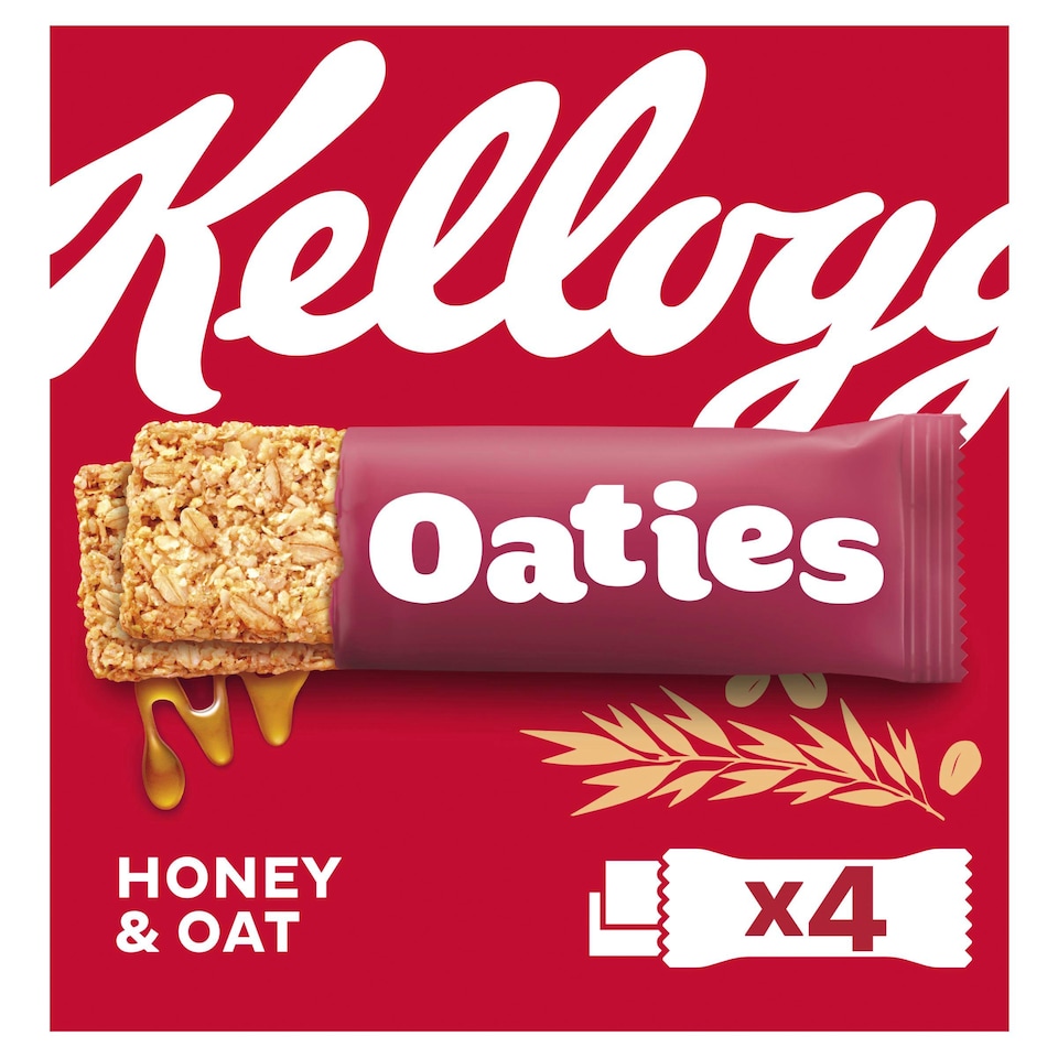 image 1 of Kellogg's Oaties Bars Honey 160g