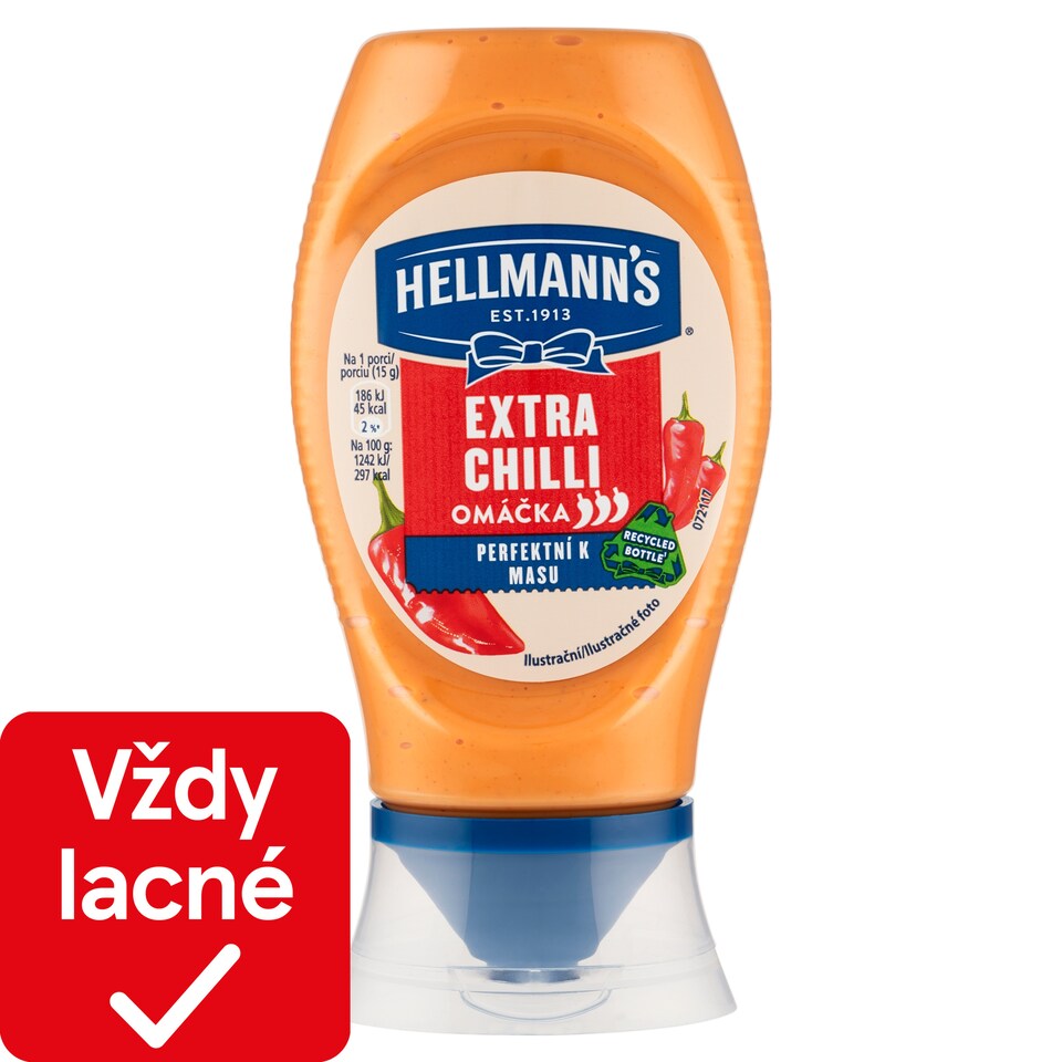 obrázok 1 z Hellmann's omáčka Extra chili 250 ml