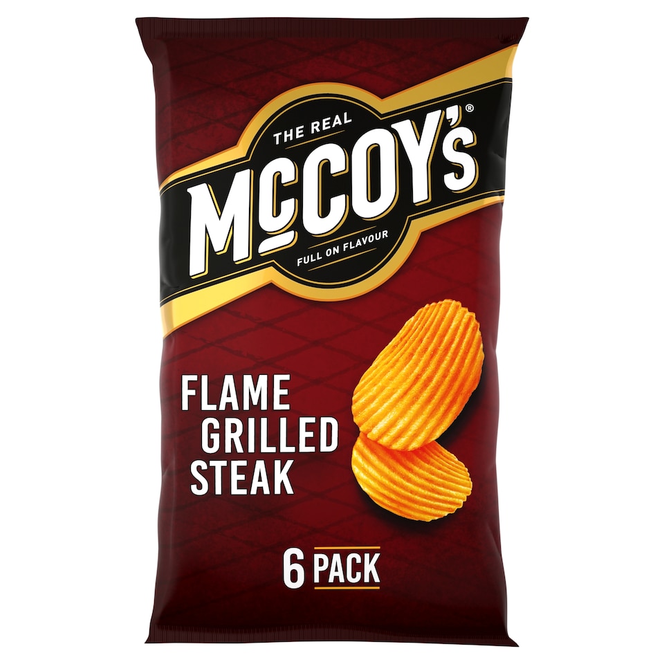 McCoy's Flame Grilled Steak Multipack Crisps 6x25g
