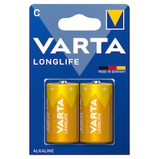 Varta Longlife C LR14 1,5 V nagy teljesítményű alkáli elem 2 db