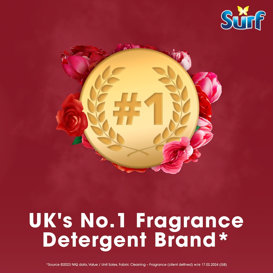 image 1 of Surf Peony & Rose Liquid Detergent 24 Washes 648ml