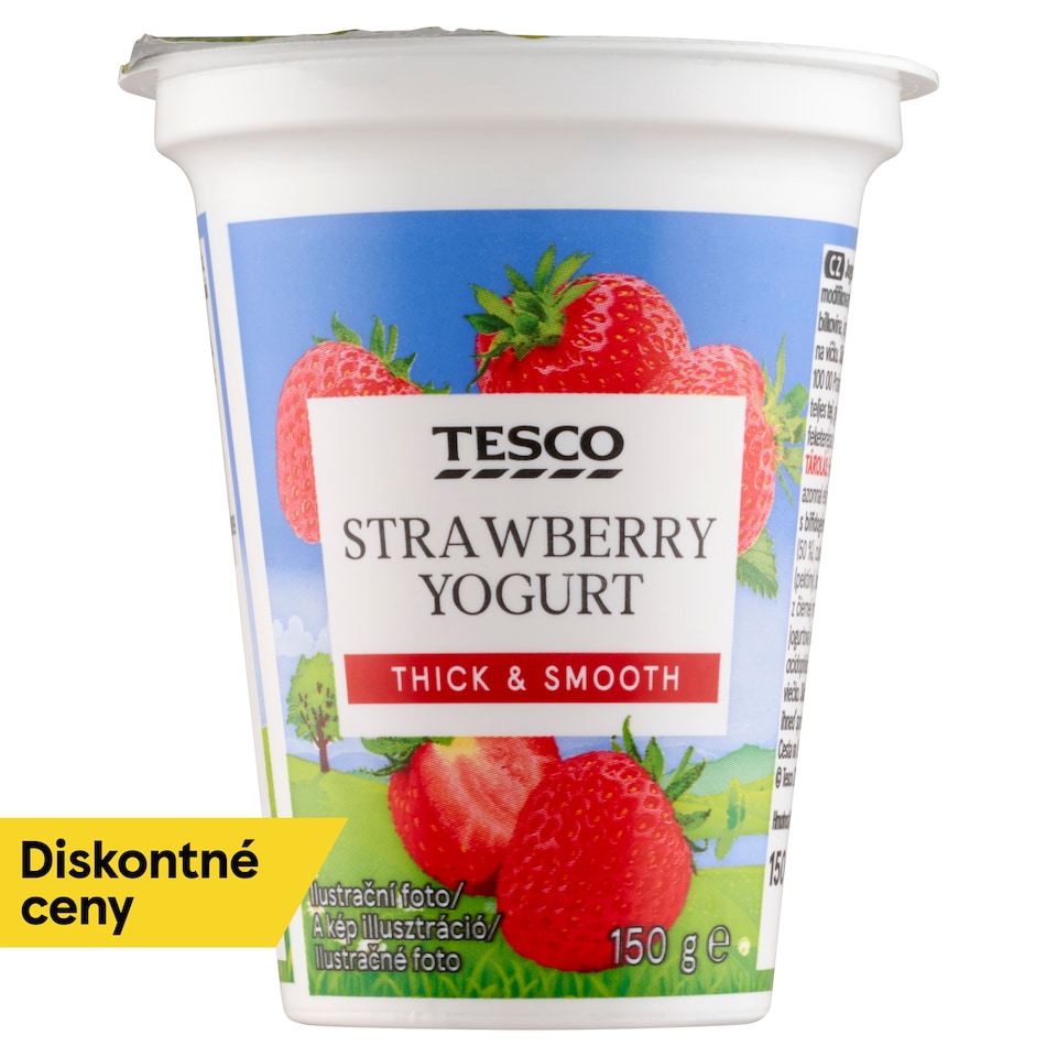 Tesco Jogurt jahodový 150 g