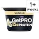 image 1 of GetPro 15g Vanilla High Protein Yoghurt 160g