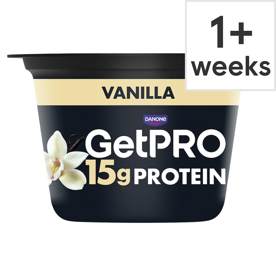 image 1 of GetPro 15g Vanilla High Protein Yoghurt 160g