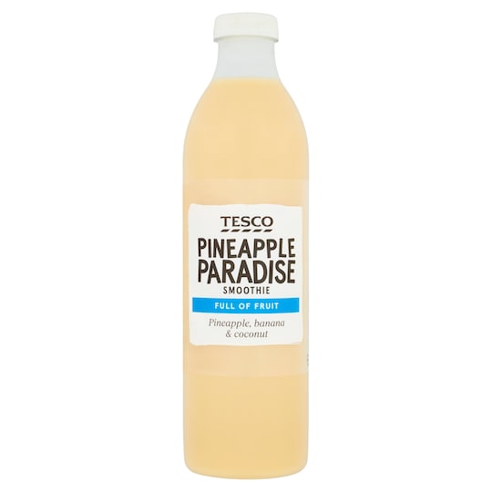 Tesco Pineapple Paradise Fruit Smoothie 750Ml Tesco Groceries