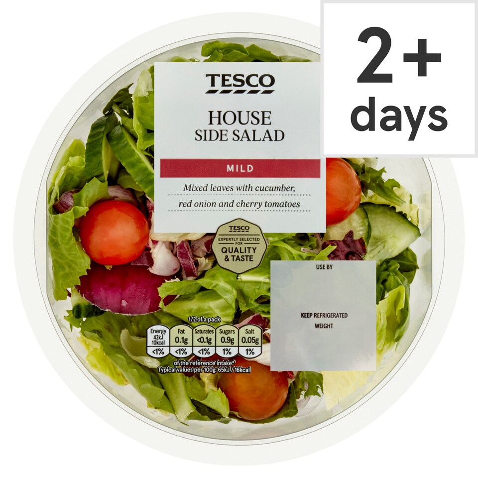 Tesco House Side Salad 130G
