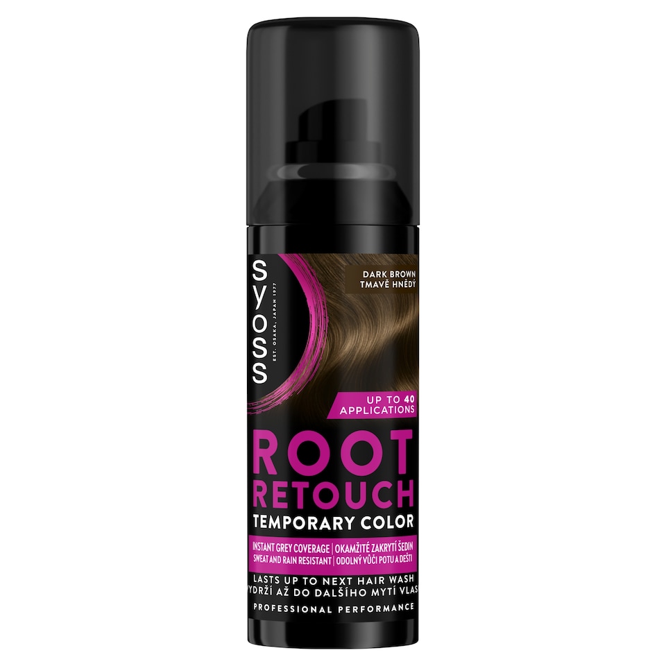 image 1 of Syoss Root Retouch Temporary Color Corrector for Ingrown Hair Dark Brown 120 ml