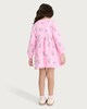 image 3 of Disney The Artistocats Cotton Rich Marie Bow Print Long Sleeved Sweater Dress in Pink