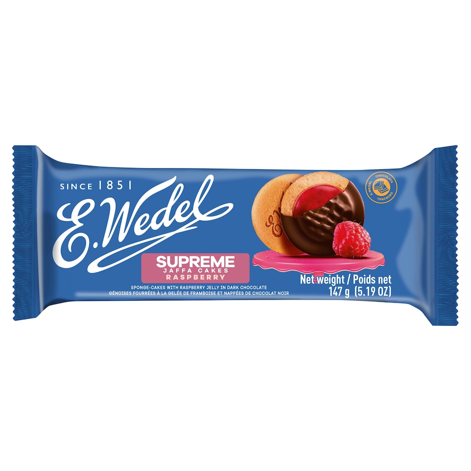 E. Wedel Supreme Jaffa Cakes - Raspberry 147g