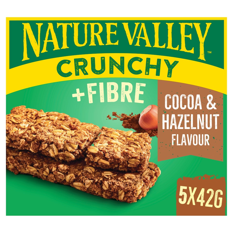 Nature Valley Crunchy Cocoa & Hazelnut Flavour 5 x 42g