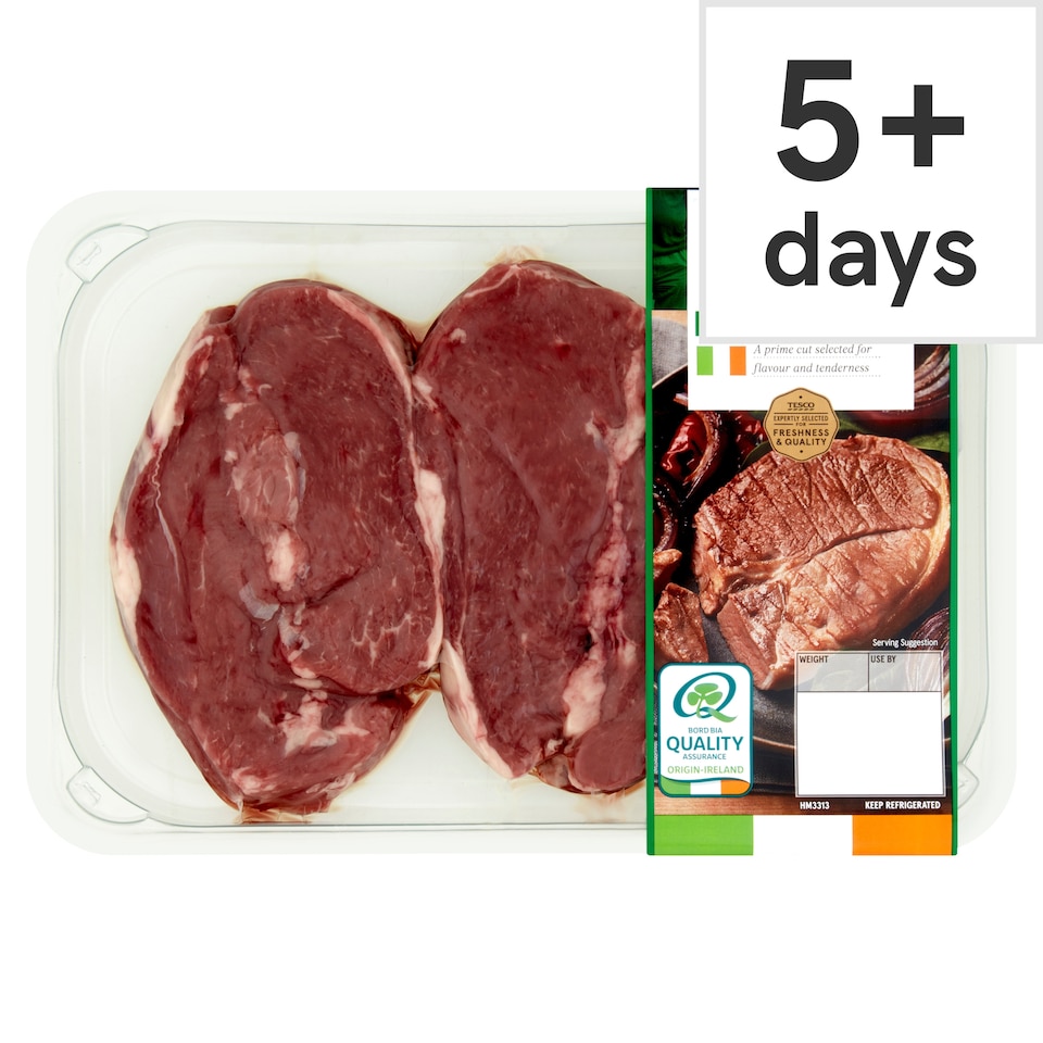 Tesco Irish Lamb Leg Steaks 313G