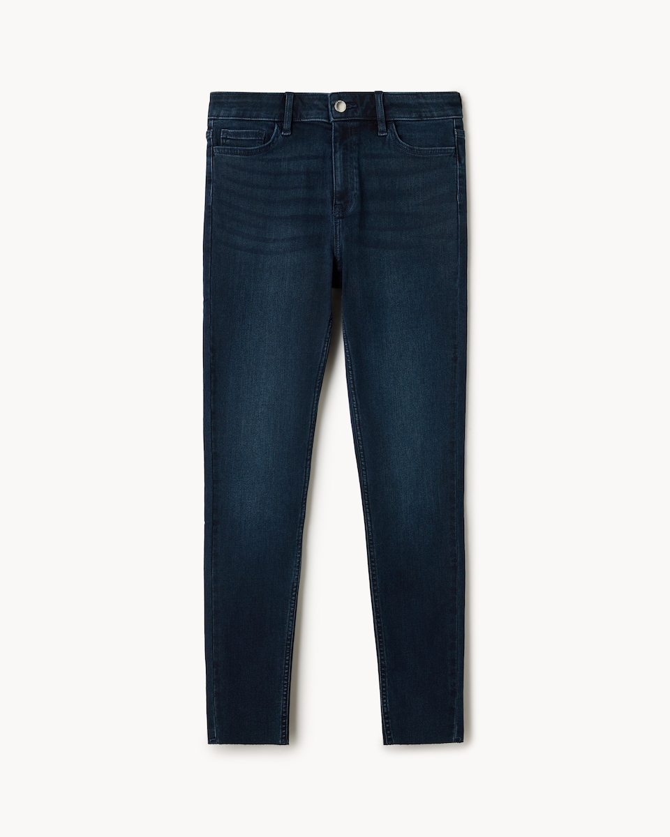 image 1 of F&F Low Rise Sculpt Skinny Jeans in Navy