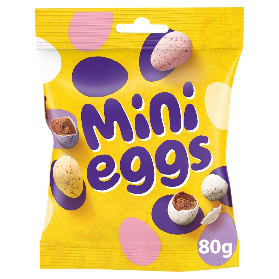 image 1 of Cadbury Mini Eggs Chocolate Eggs Bag 80G