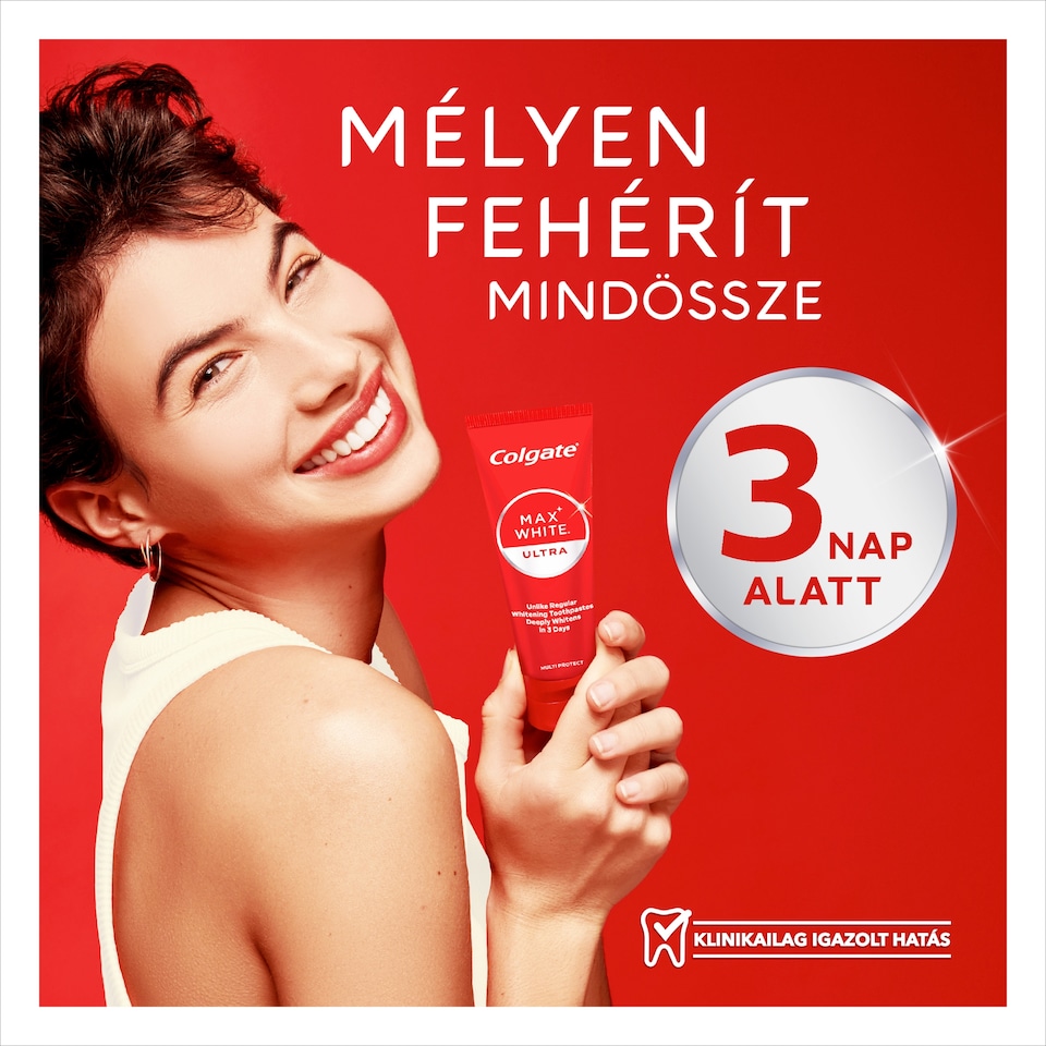 Colgate Max White Ultra Multiprotect fogfehérítő fogkrém 50 ml  1. kép
