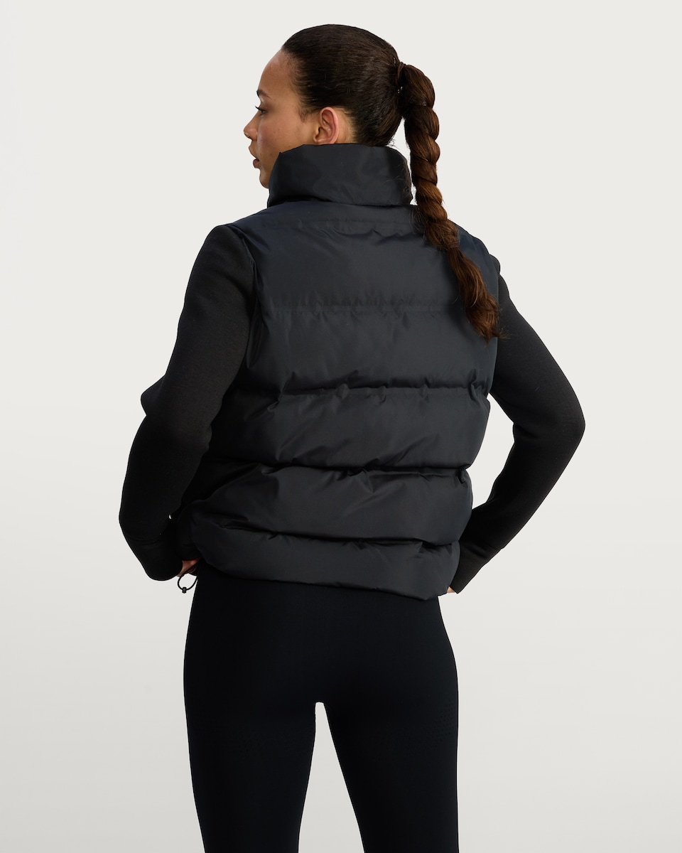 image 1 of F&F Contrast Sleeve Padded Jacket in Black