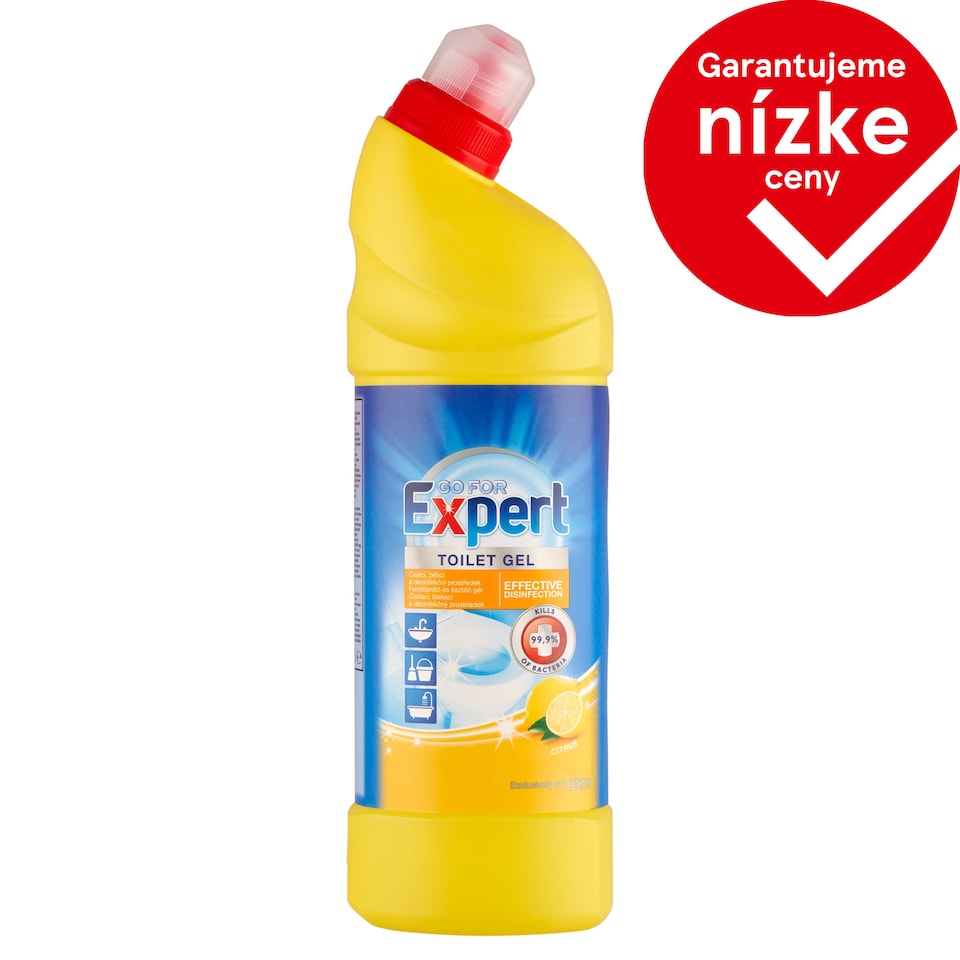 Go for Expert Citrus čistiaci, bieliaci a dezinfekčný prostriedok 750 ml