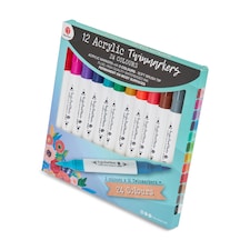 Deco Time 12pk Acrylic Twinmarkers