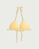 image 4 of F&F Triangle Halter Neck Bikini Top in Yellow