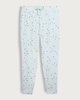 image 5 of F&F Star Print Cuffed Leg Pyjama Trousers in Multi Blue