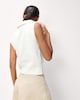 image 4 of F&F Knitted Sleeveless Vest in Cream
