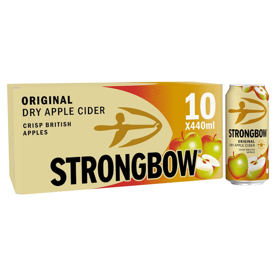 Strongbow Original Cider Can 10x440ml