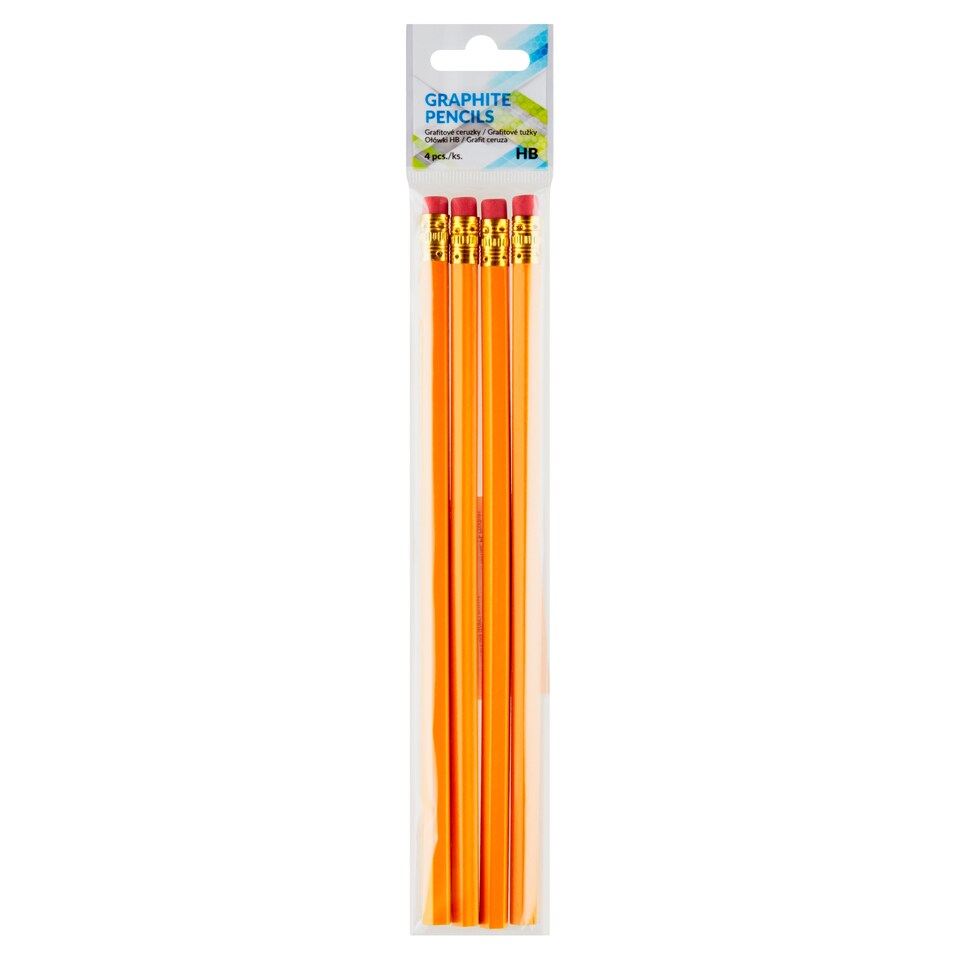 HB Graphite Pencils 4 pcs