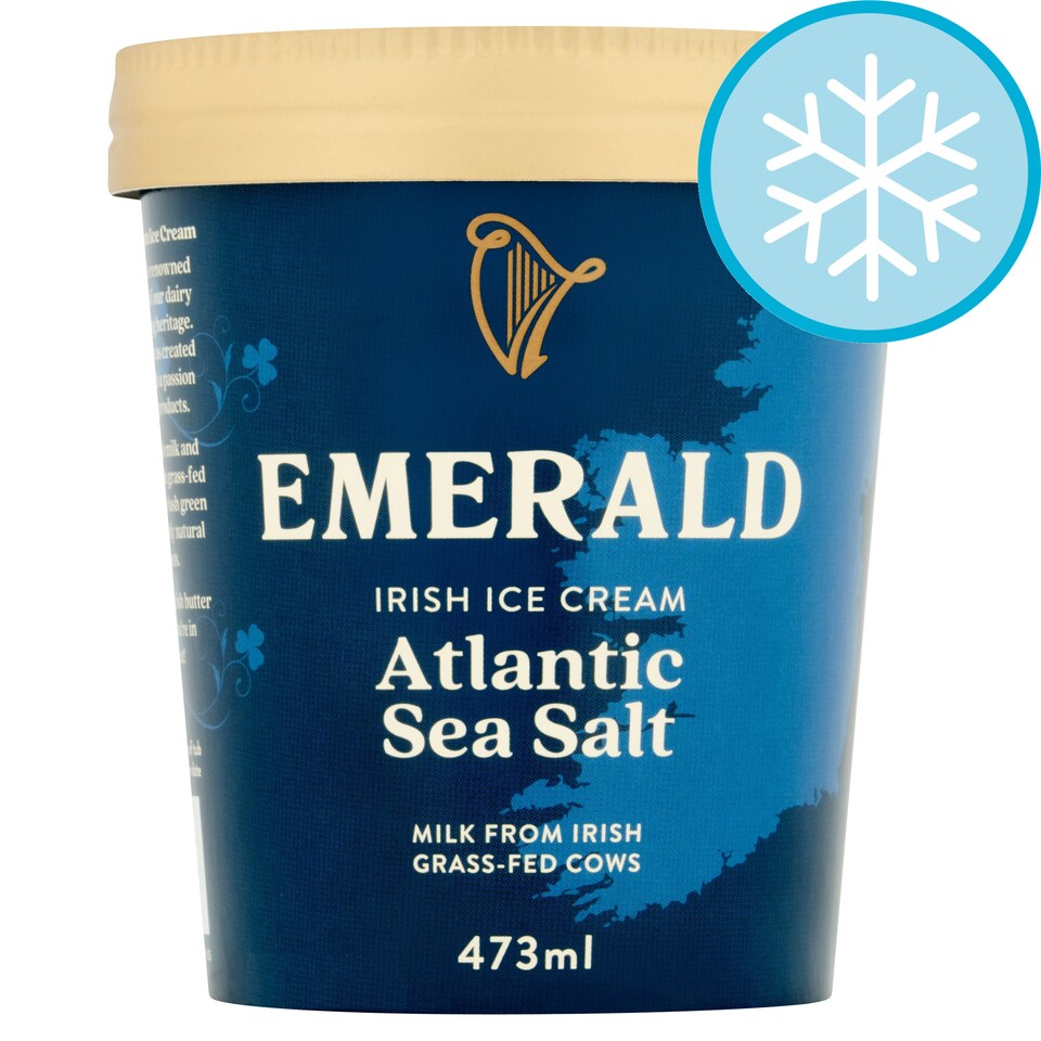 Emerald Atlantic Sea Salt Irish Ice Cream 473ml