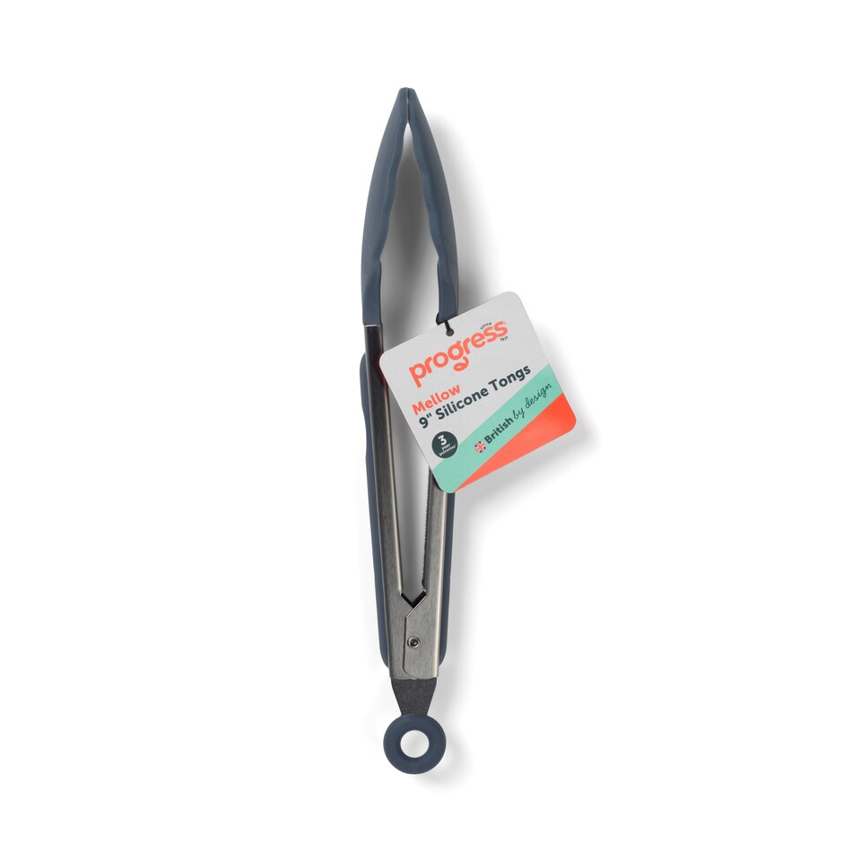 image 1 of Progress Mellow 9 Inches Silicone Tongs