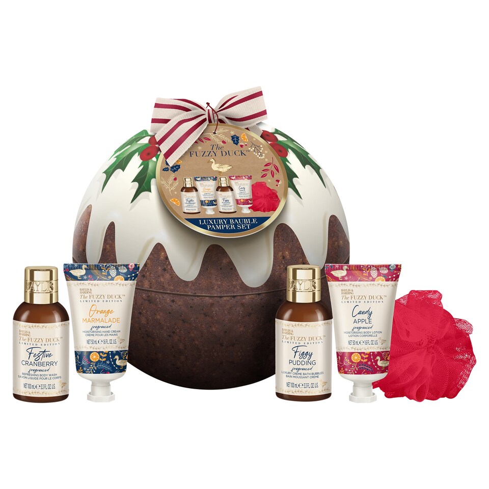 image 1 of Baylis & Harding The Fuzzy Duck Winter Wonderland Luxury Bauble Pamper Tin Gift Set
