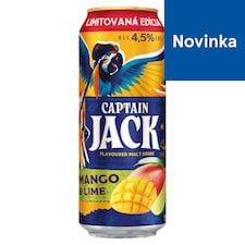 Captain Jack Mango & Lime Flavoured Malt Drink 500 ml