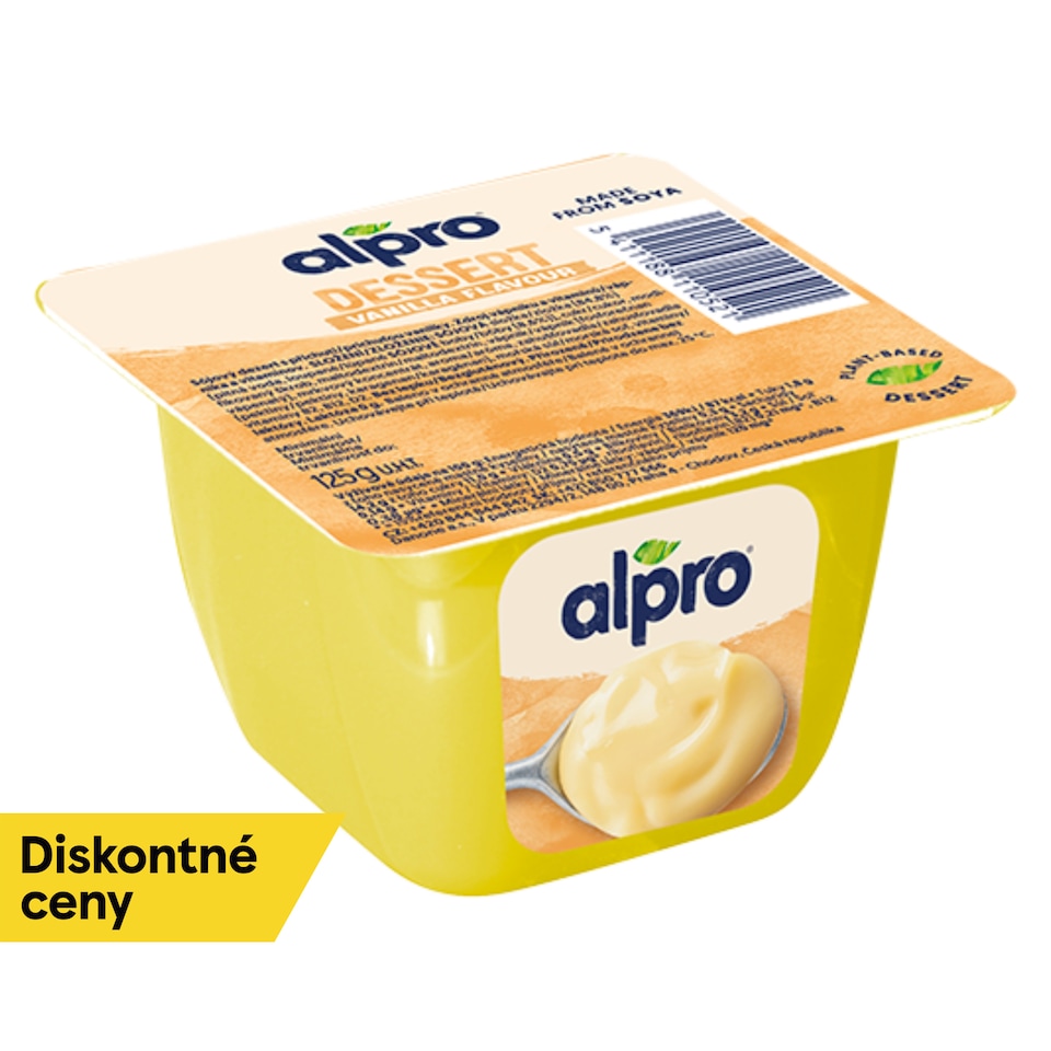 ALPRO Vanilla-Flavored Soy Dessert 125g