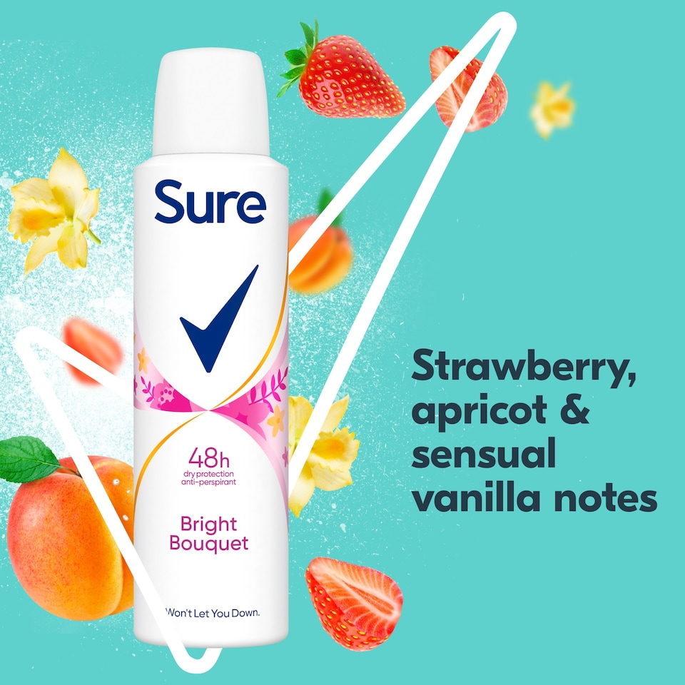 image 1 of Sure Women Bright Bouquet Antiperspirant Deodorant 150Ml