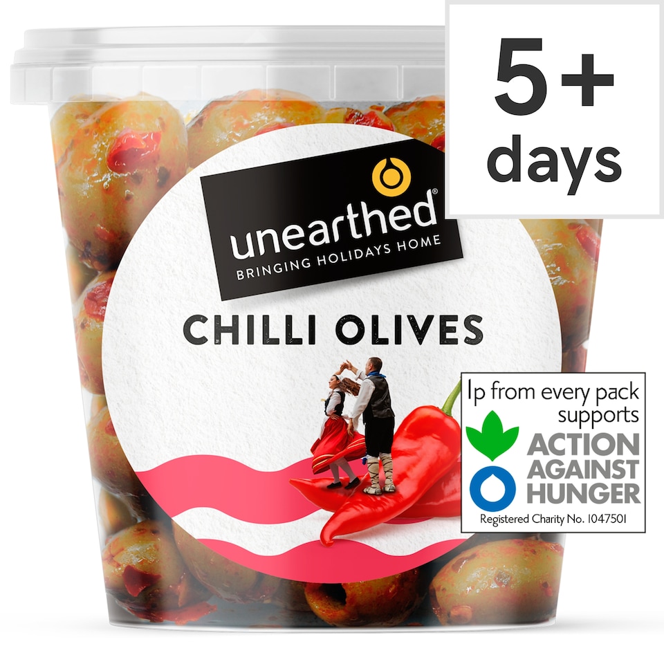 Unearthed Chilli Olives 330g