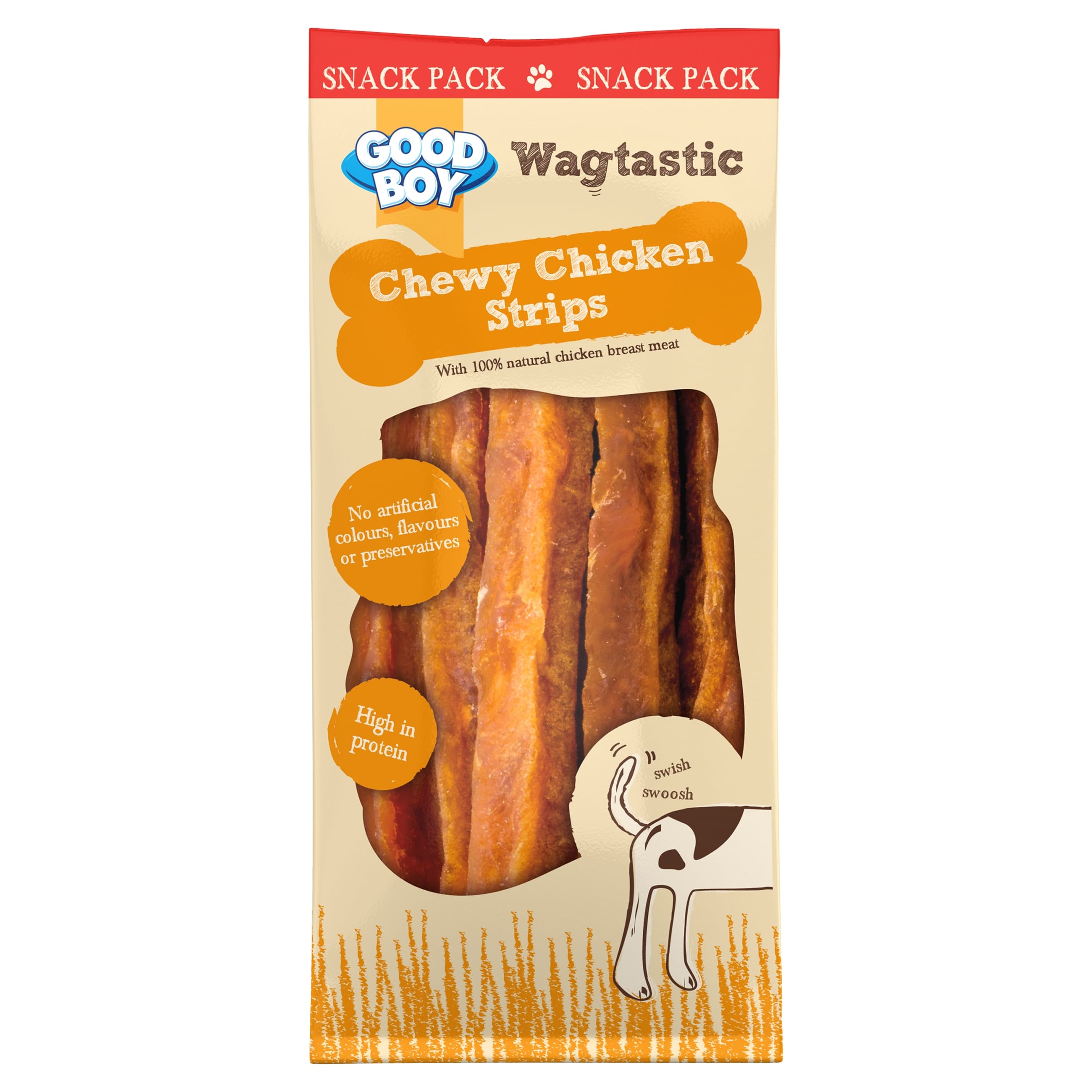 Good Boy Wagtastic Chewy Chicken Strips 30g