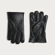 F&F Leather Gloves in Black