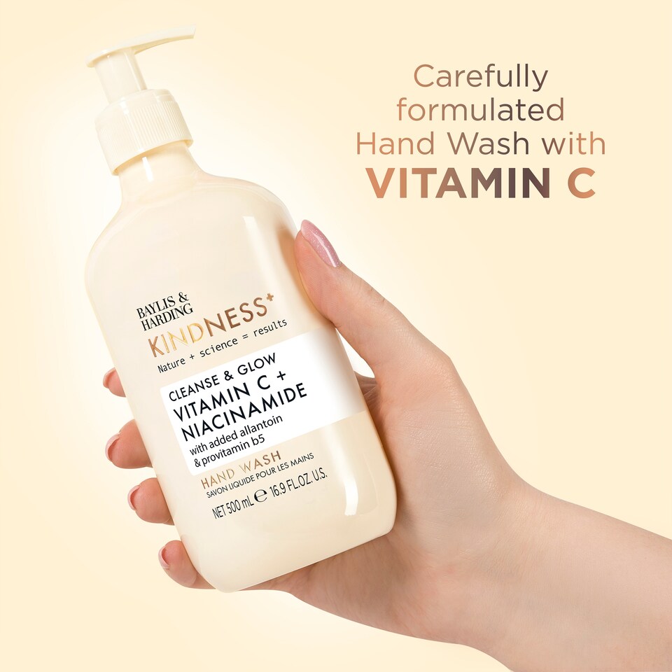 image 1 of Baylis & Harding Kindness Vitamin C & Niacinamide Hand Wash 500ml