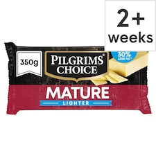 Pilgrims Choice Lighter Mature Cheddar Cheese 350G