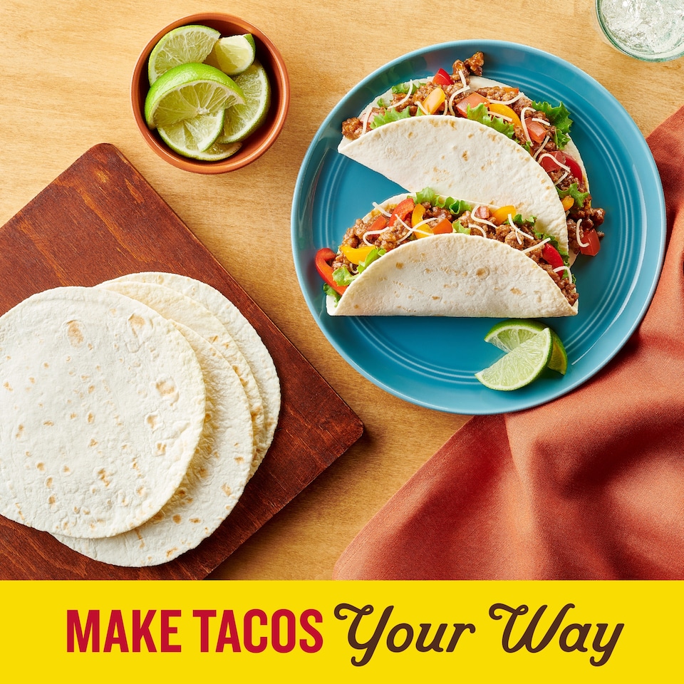 image 1 of Old El Paso Soft Taco Kit Sweet Paprika & Garlic 499g