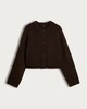 image 4 of F&F Knitted Button Front Cardigan with Wool in Brown